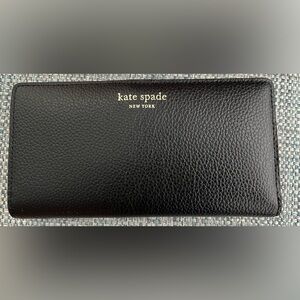Kate Spade Black Bifold Leather Wallet